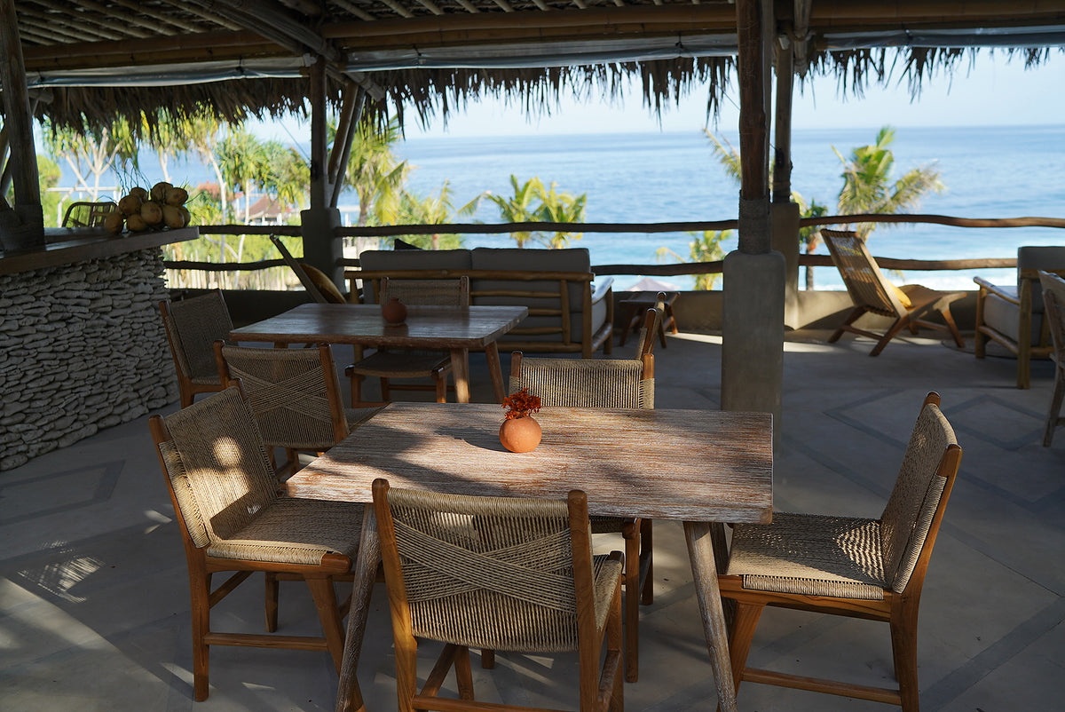 Bali boutique hotel beachfront view